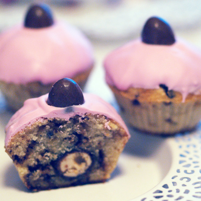 Muffins mit KINDER Schokolade