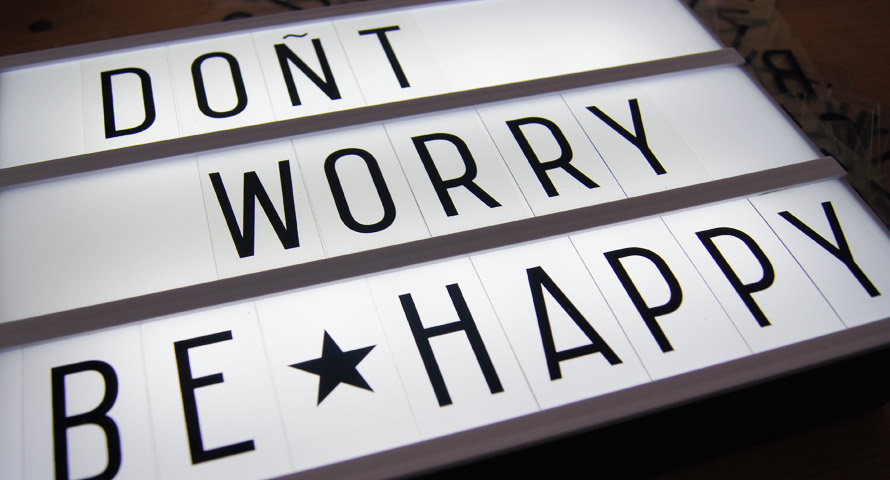 Dont worry be happy Lightbox
