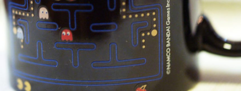 Pacman Kaffeebecher mit Thermoeffekt