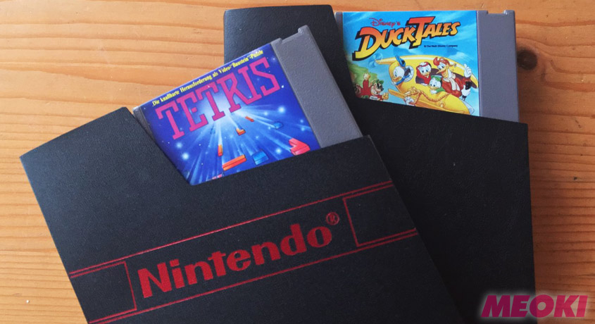 Original Nintendo Schuber mit Tetris & Duck Tales