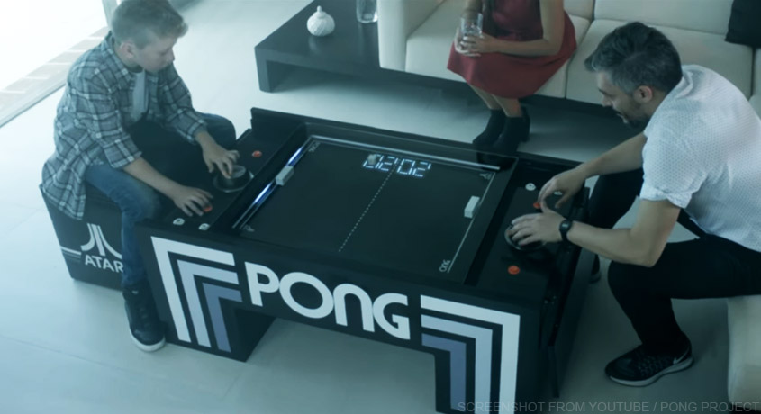So hast Du Atari's Pong noch nie gespielt