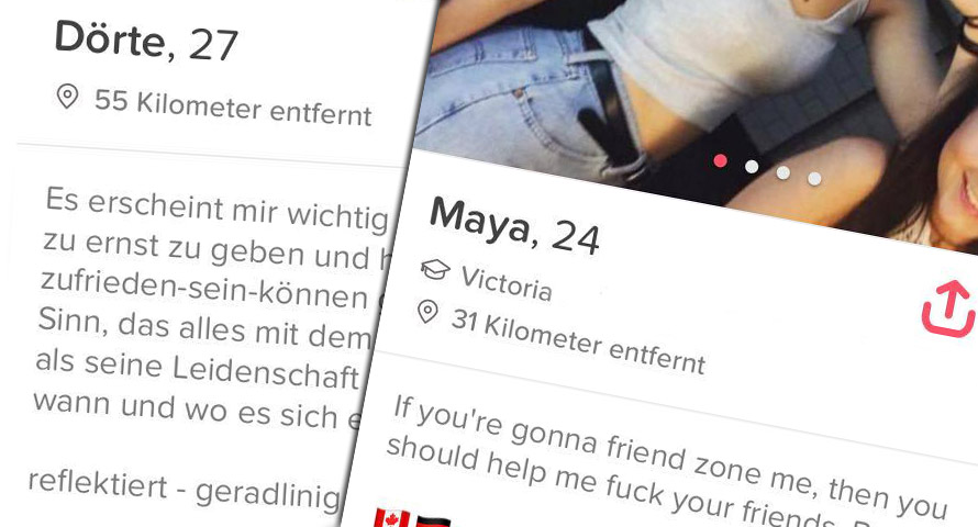 Tinder Sprüche Profilbeschreibung. 