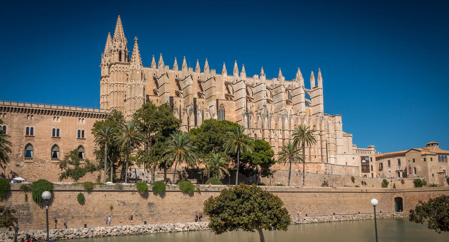 Kathedrale von Palm das meistfotografierte Highlight der Stadt
