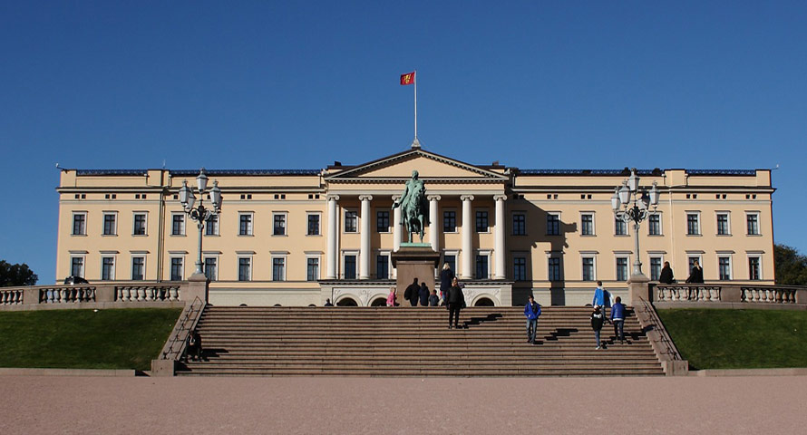 Das königliche Schloss von Oslo
