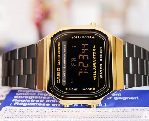 Casio Collection Gold (A168WEGB-1BEF) Unboxing