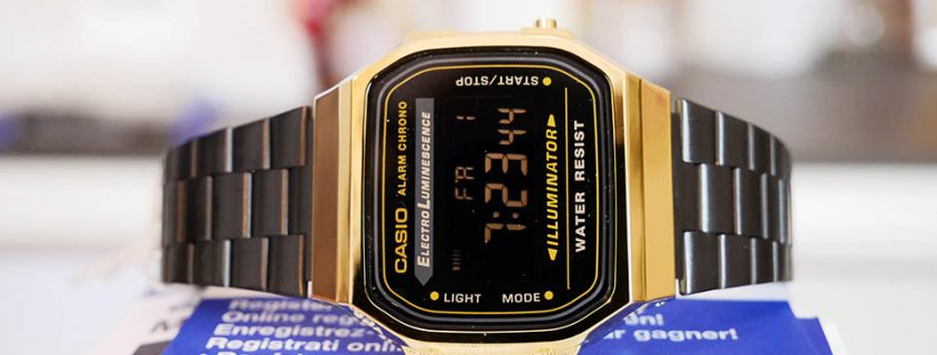 Casio Collection Gold (A168WEGB-1BEF) Unboxing